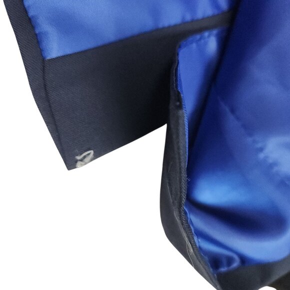 Nautica Mens 2-Button Blazer 20R Dark Blue Regular Fit Polyester & Rayon NWT - Picture 7 of 12